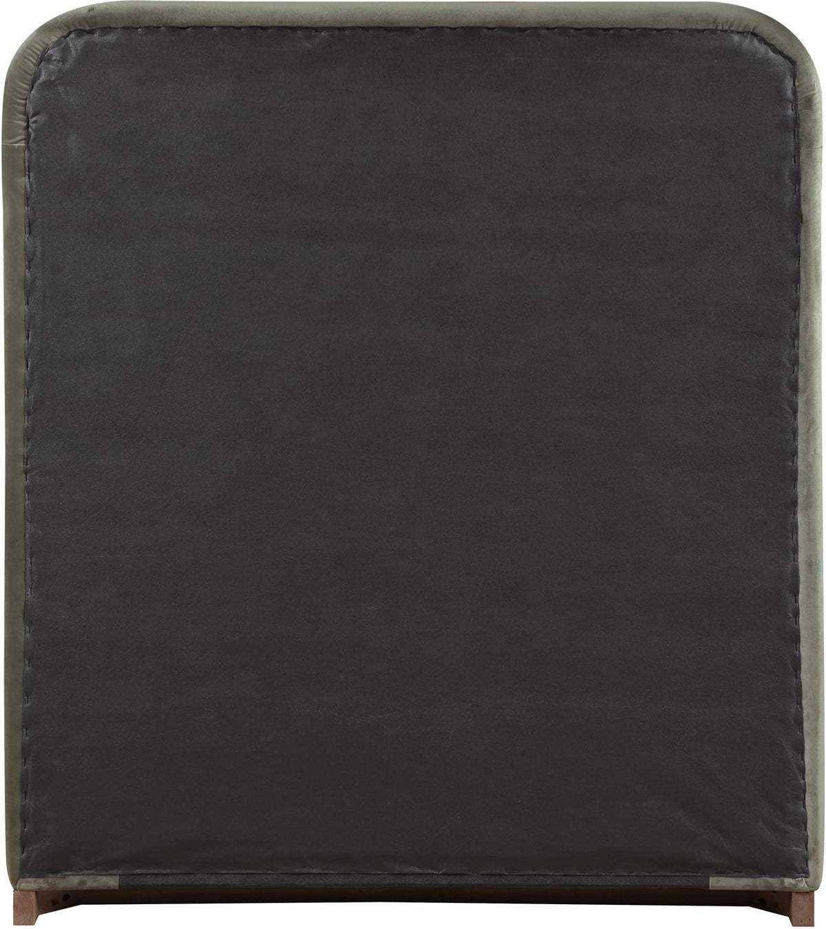 Rava Green Brown Velvet Upholstered Bed