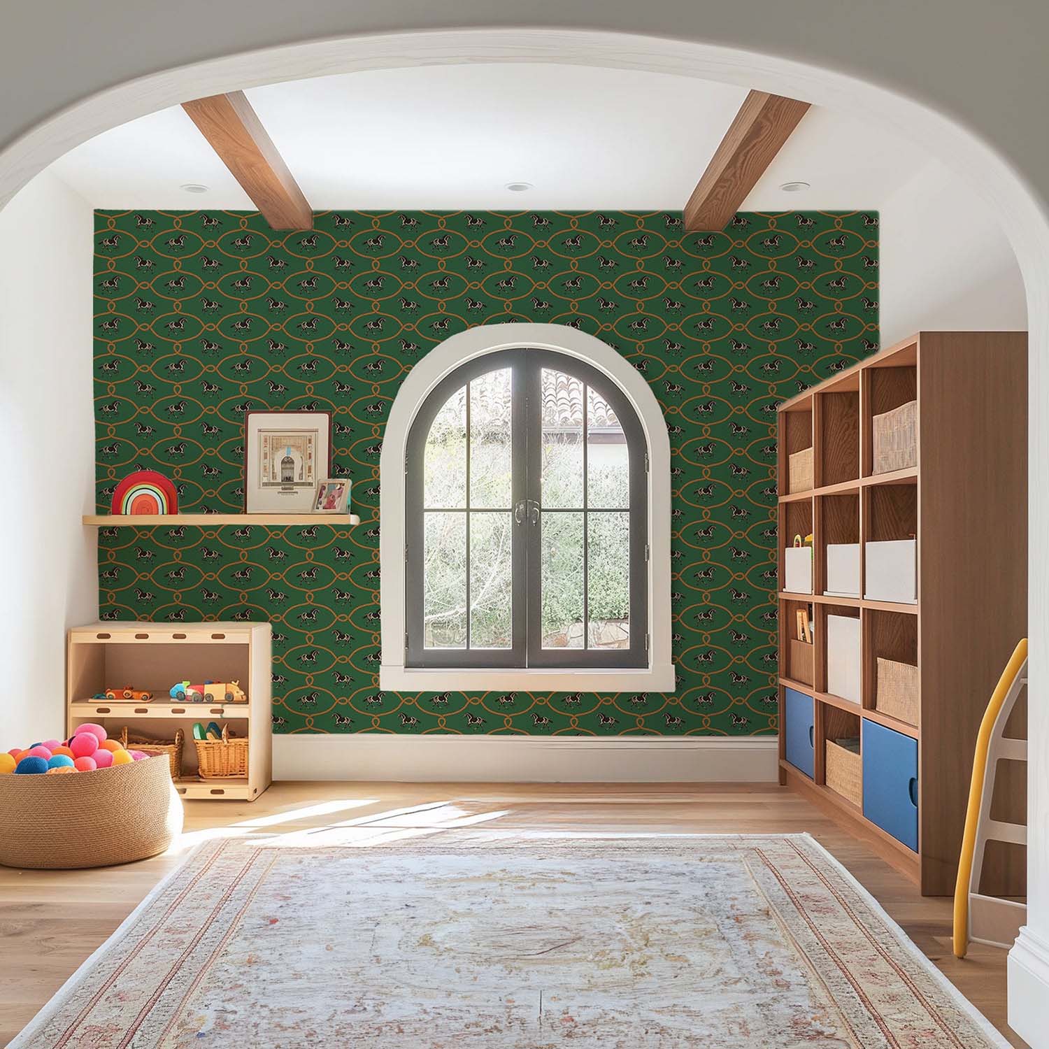 Mitchell Black Rider's Knot Wallpaper