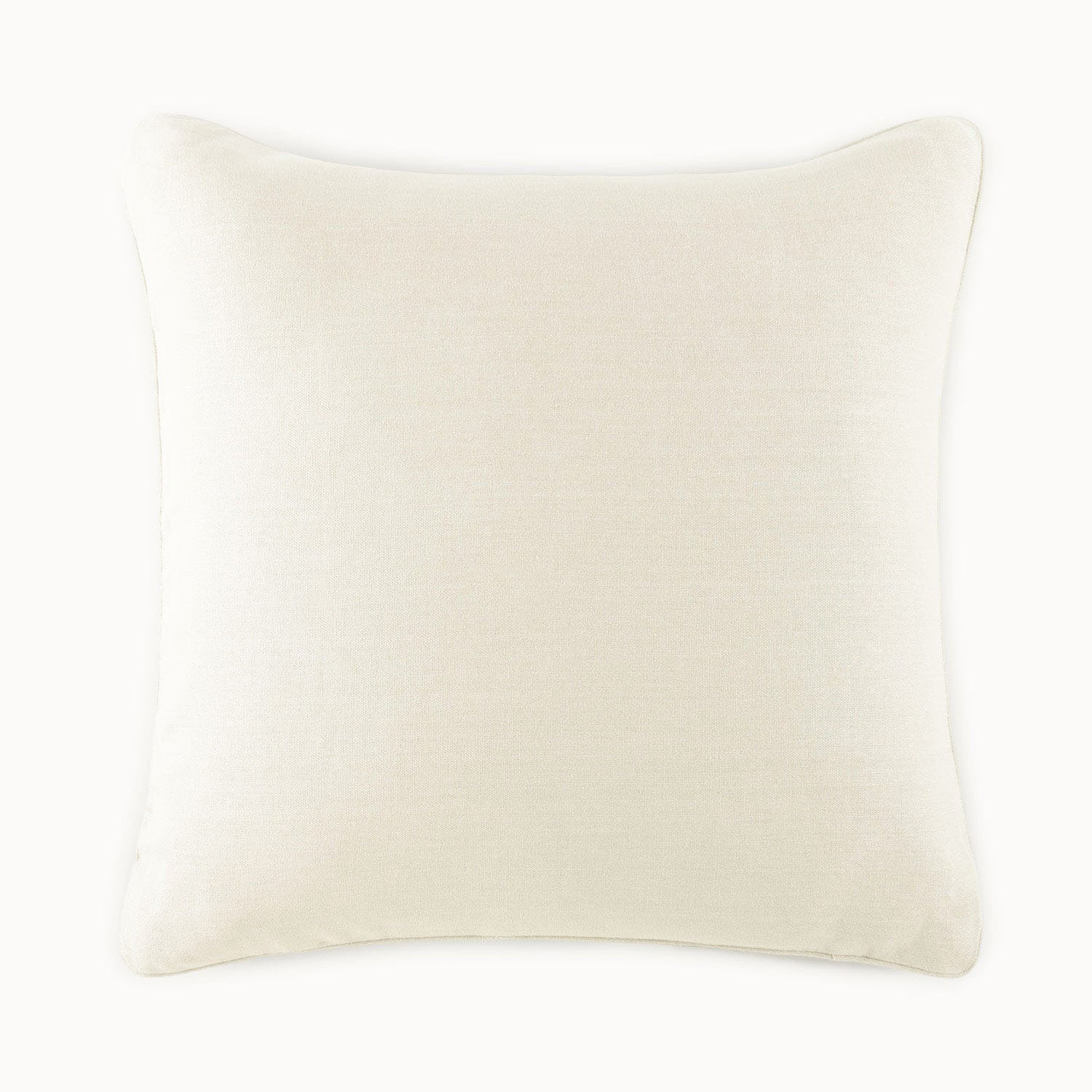 Peacock Alley Rio Corded Linen Pillow Sham 100% linen pillow sham, flat-lay showing the full pattern