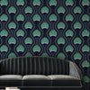 Mitchell Black Riviere Style Wallpaper
