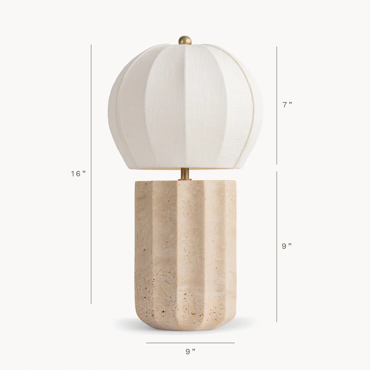 Button Atelier x Co. House Designs Riviera Natural Table Lamp