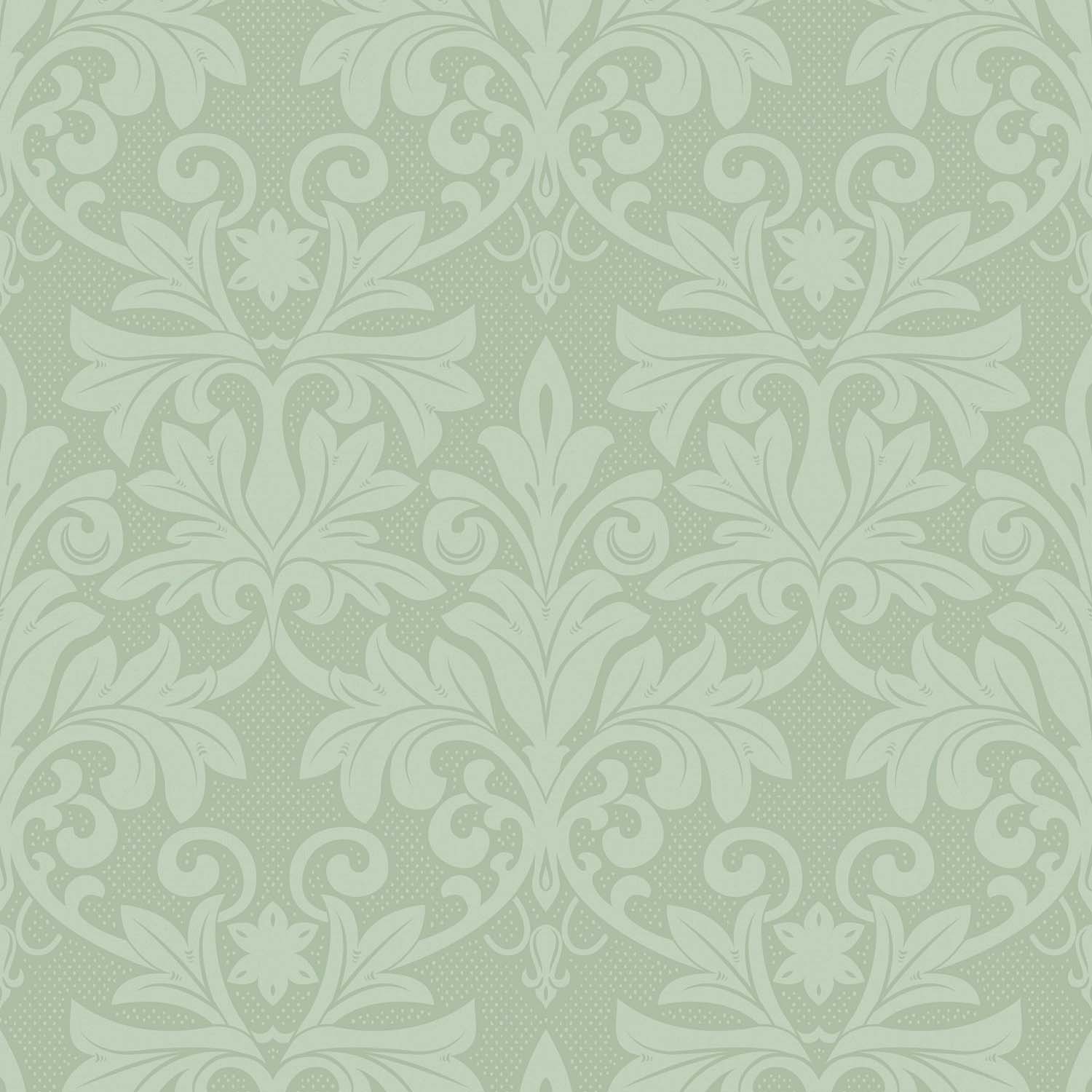 Rococo Relief designer wallpaper in Red Clay styled in a sunroom