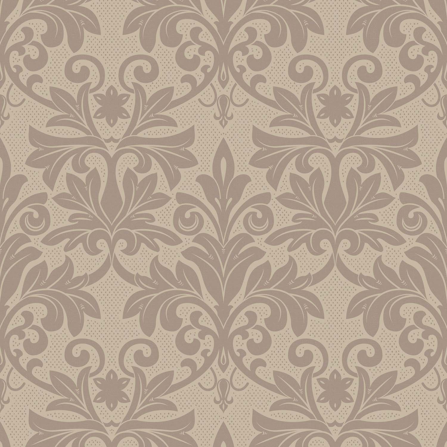 Mitchell Black Rococo Relief Wallpaper