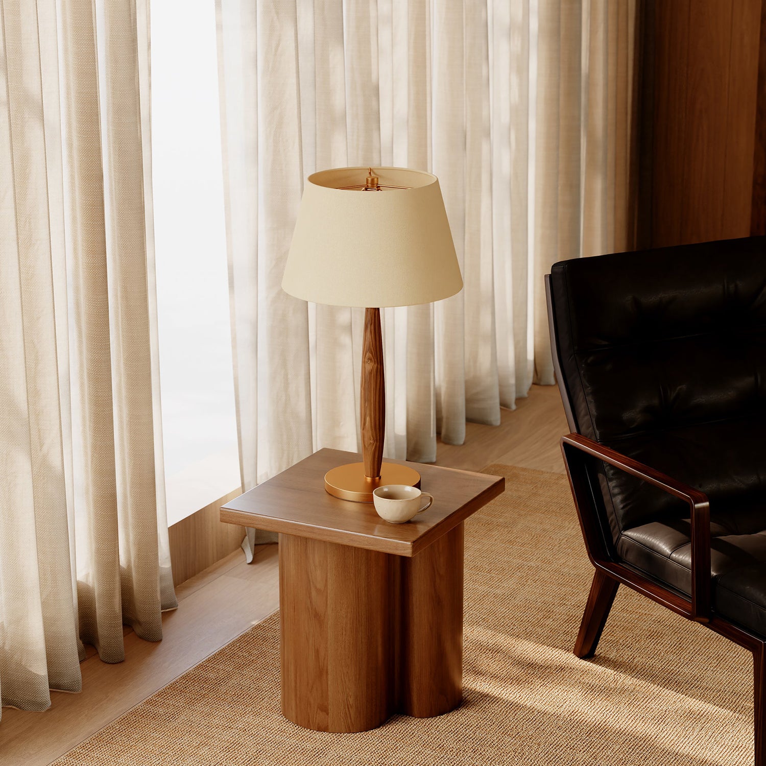 Troy Lighting Ryder Patina Brass Table Lamp