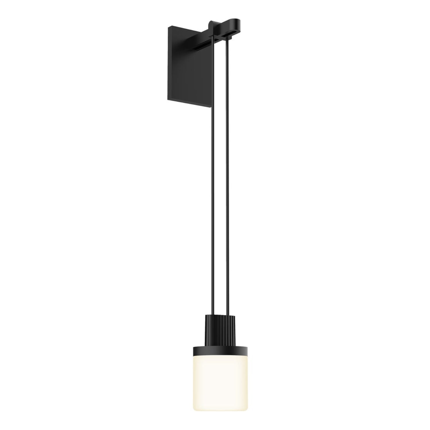 Sonneman Suspenders Satin Black S1L01K-MFXXXX12-RP06 Wall Sconce