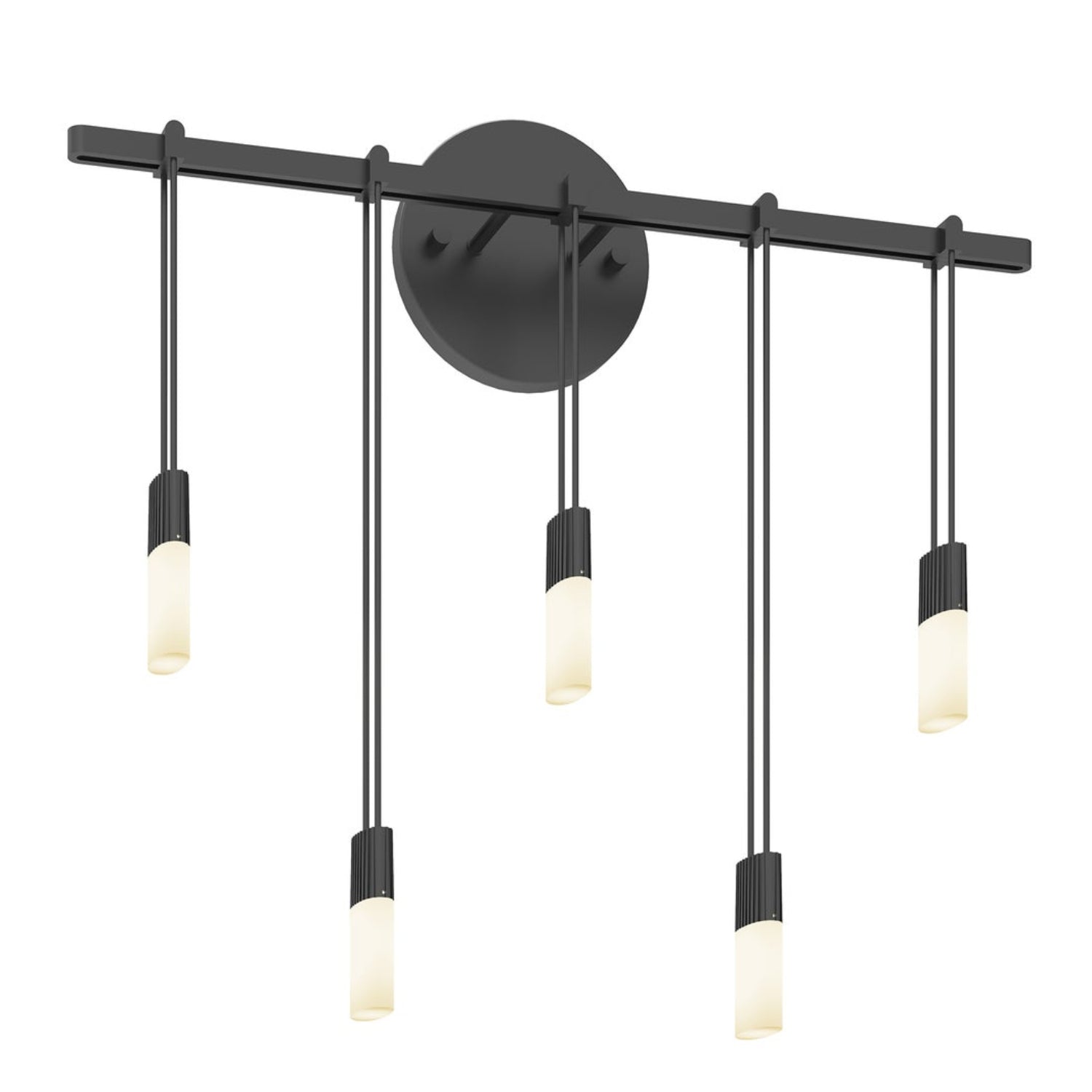 Sonneman Suspenders Satin Black S1N18K-JFXXXX62-RP02 Wall Sconce
