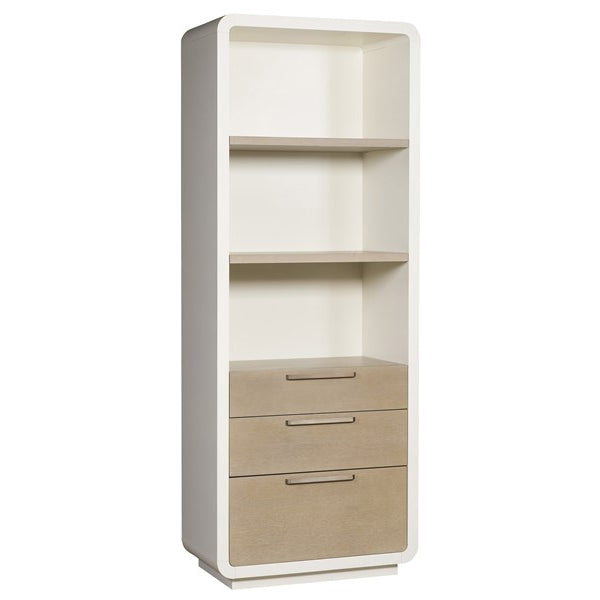 Vanguard Furniture Cove Cerused Taupe (Oak)/White Frost (Maple) Etagere