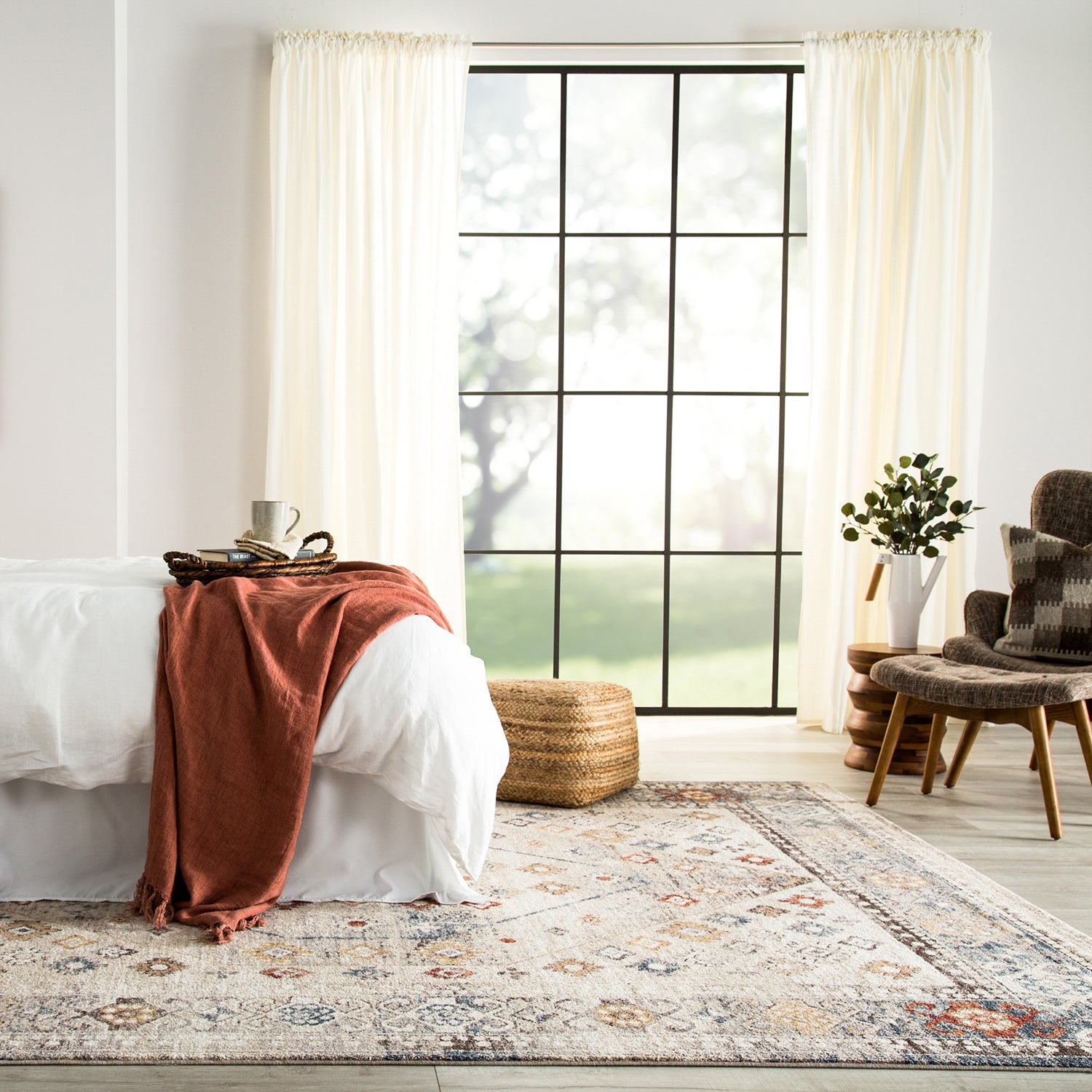 Jaipur Living Saba Sangam Square Pouf