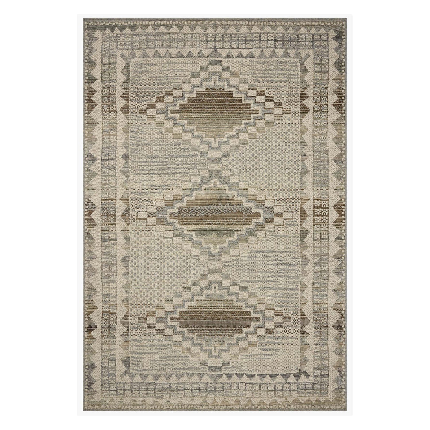 Loloi Saylor Ivory/Granite Indoor/Outdoor Rug