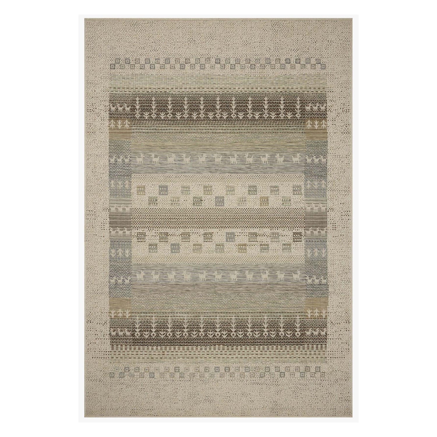 Loloi Saylor Ivory/Earth Indoor/Outdoor Rug
