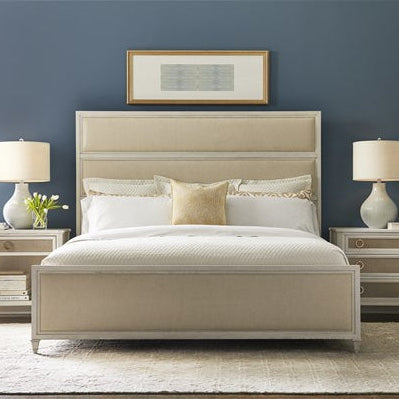 Vanguard Furniture Sesta King Bed Artisan Tahini with Casablanca Tannery & Loom Program