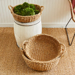 Seagrass Shallow Handle Basket Set of 3