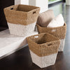 Seagrass Rectangular Storage Basket Set of 3