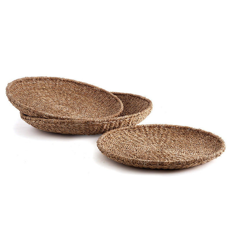 Seagrass Round Tray Set of 3