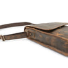 Sugarboo & Co Distressed Brown Leather Crossbody Briefcase