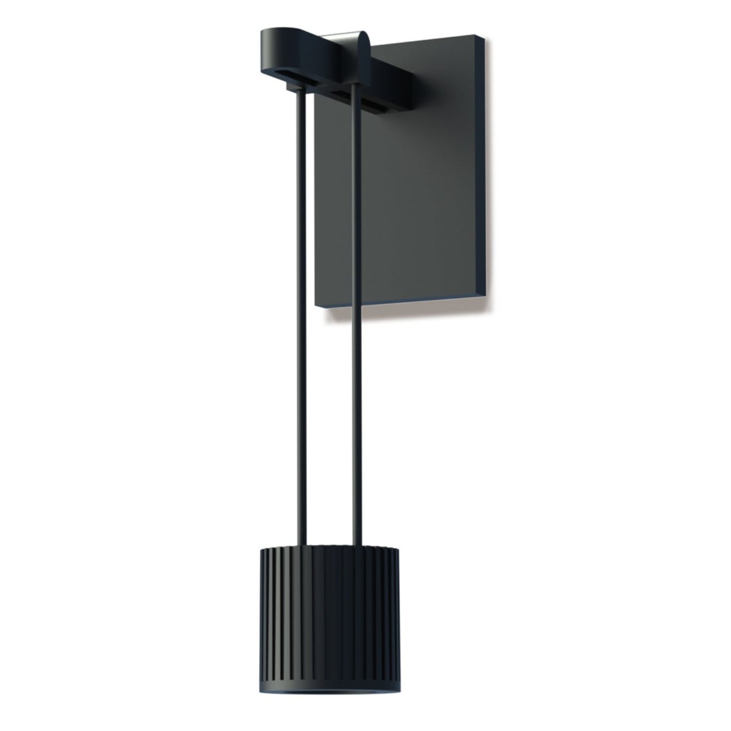 Sonneman Suspenders Satin Black SLS0218 Wall Sconce