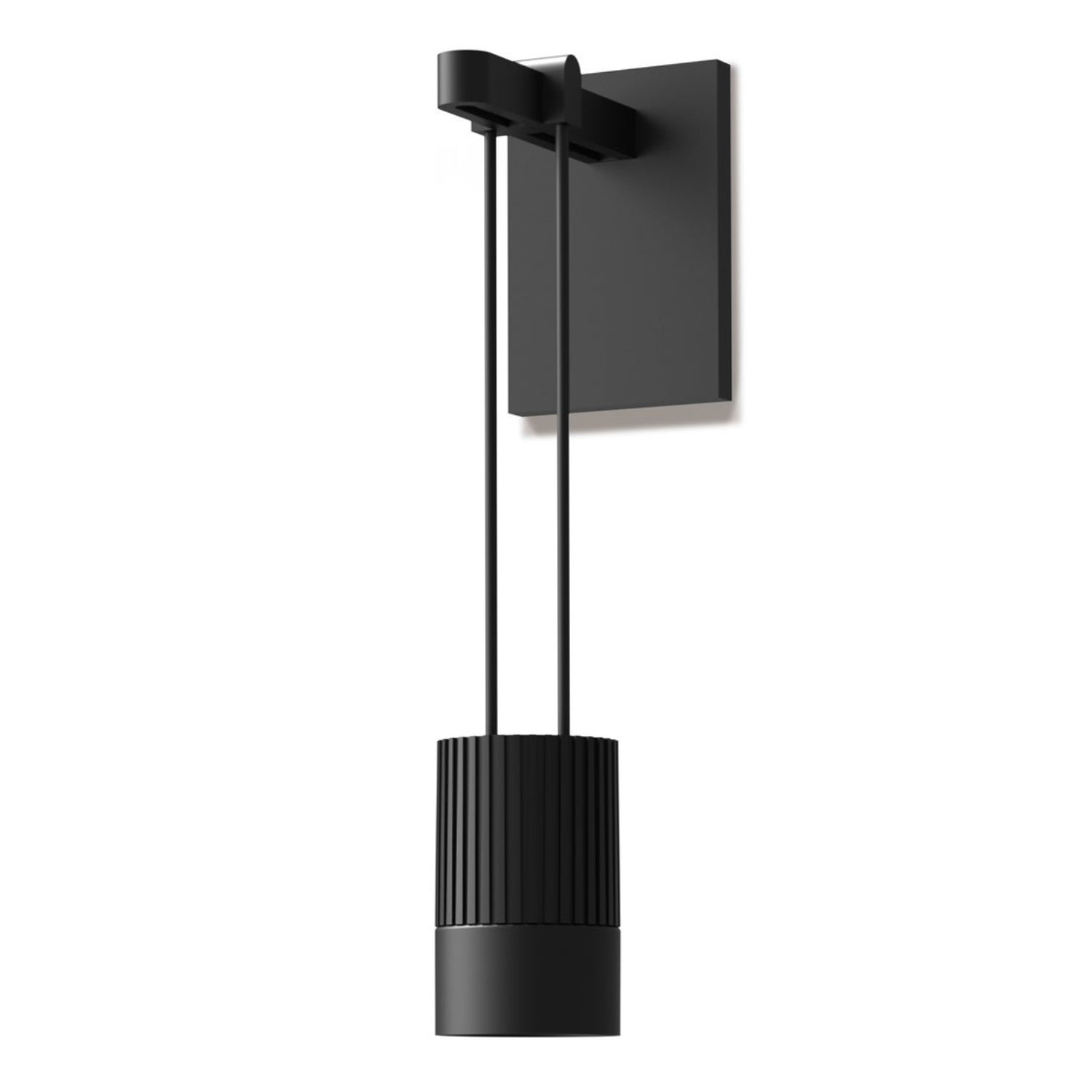 Sonneman Suspenders Satin Black SLS0219 Wall Sconce