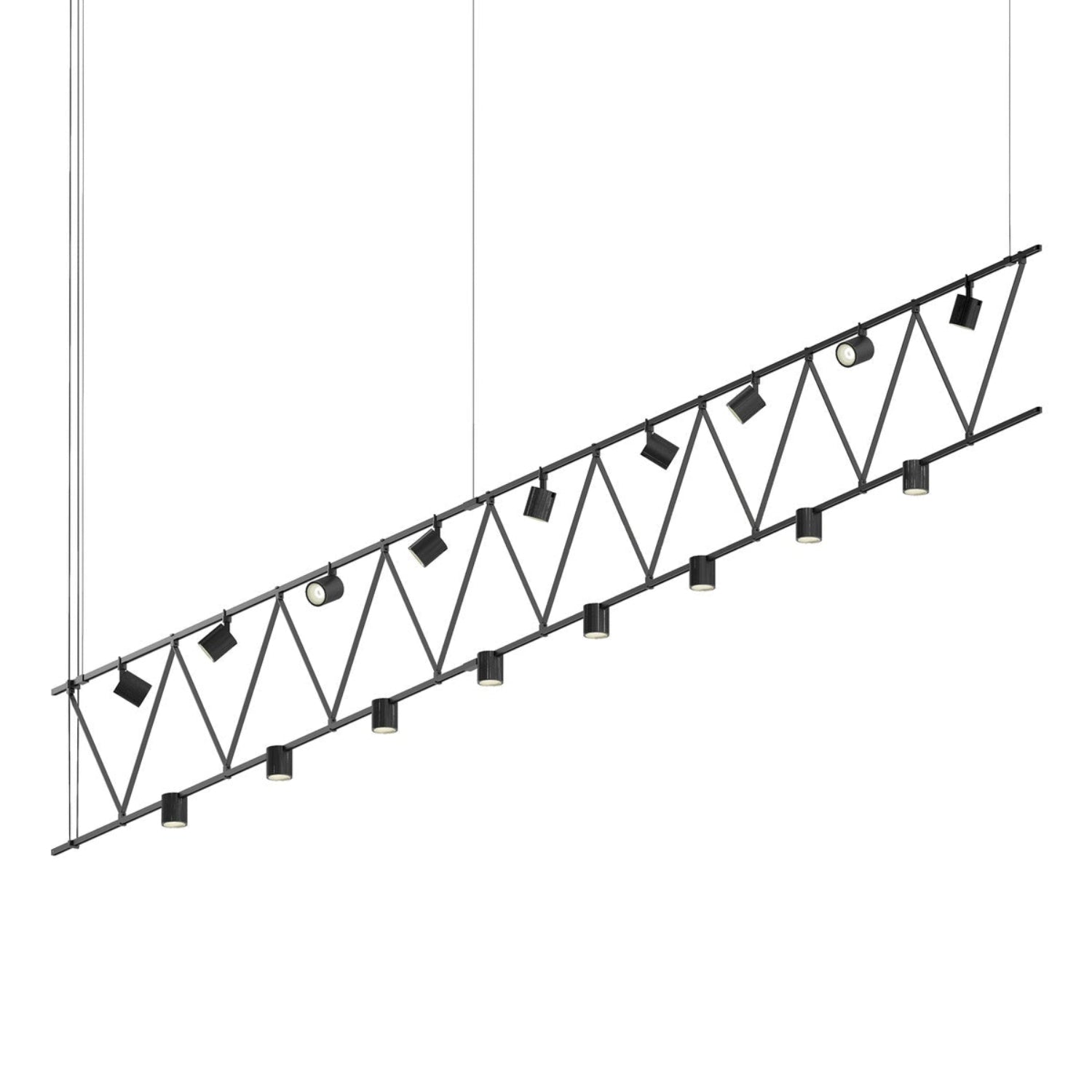 Sonneman Suspenders Satin Black SLS1143 Pendant