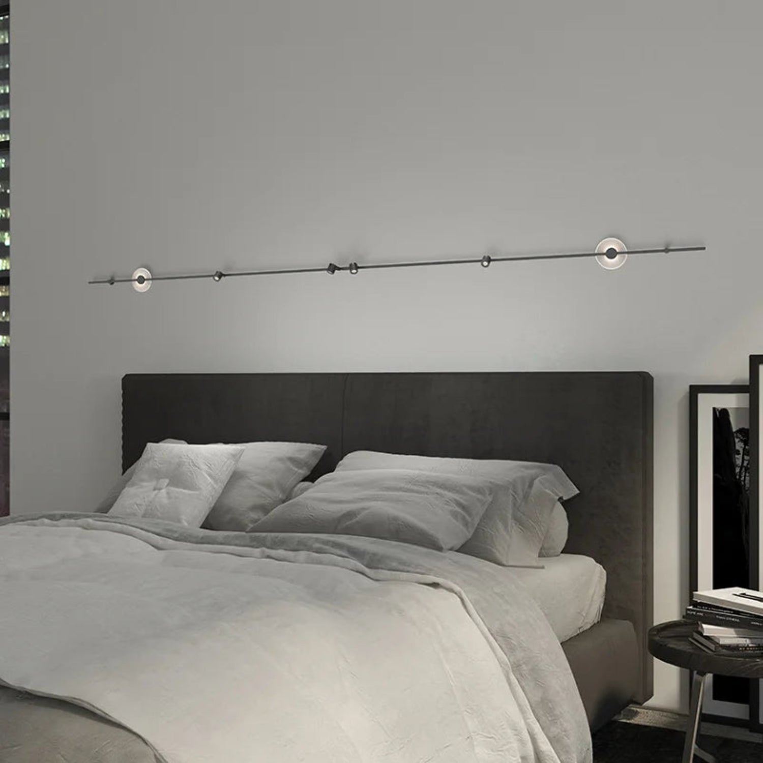 Sonneman Suspenders Satin Black SLS1154 Wall Sconce