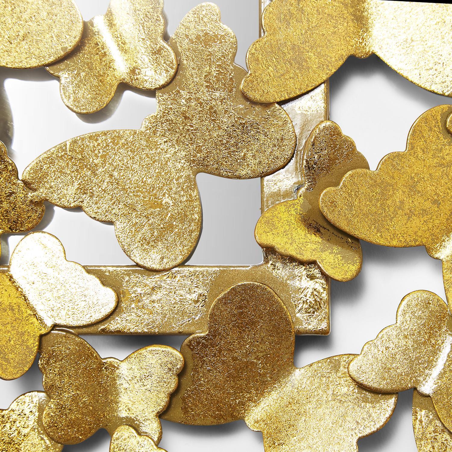 Golden Butterfly Wall Mirror
