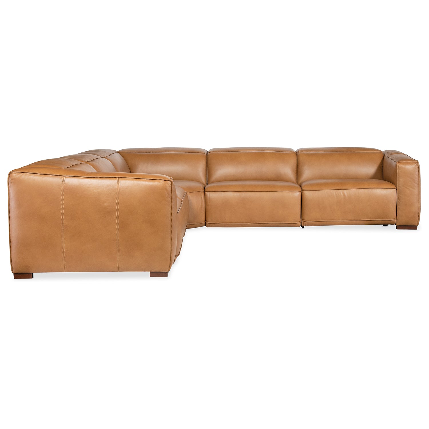 Hooker Furniture Fresco 5 Seat Sectional with Power Recline & Power Headrest