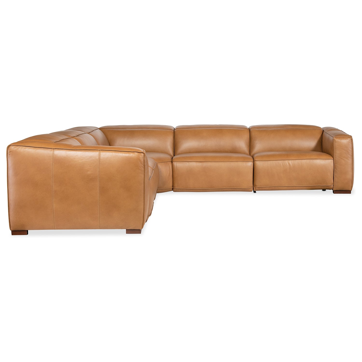 Hooker Furniture Fresco 5 Seat Sectional with Power Recline & Power Headrest