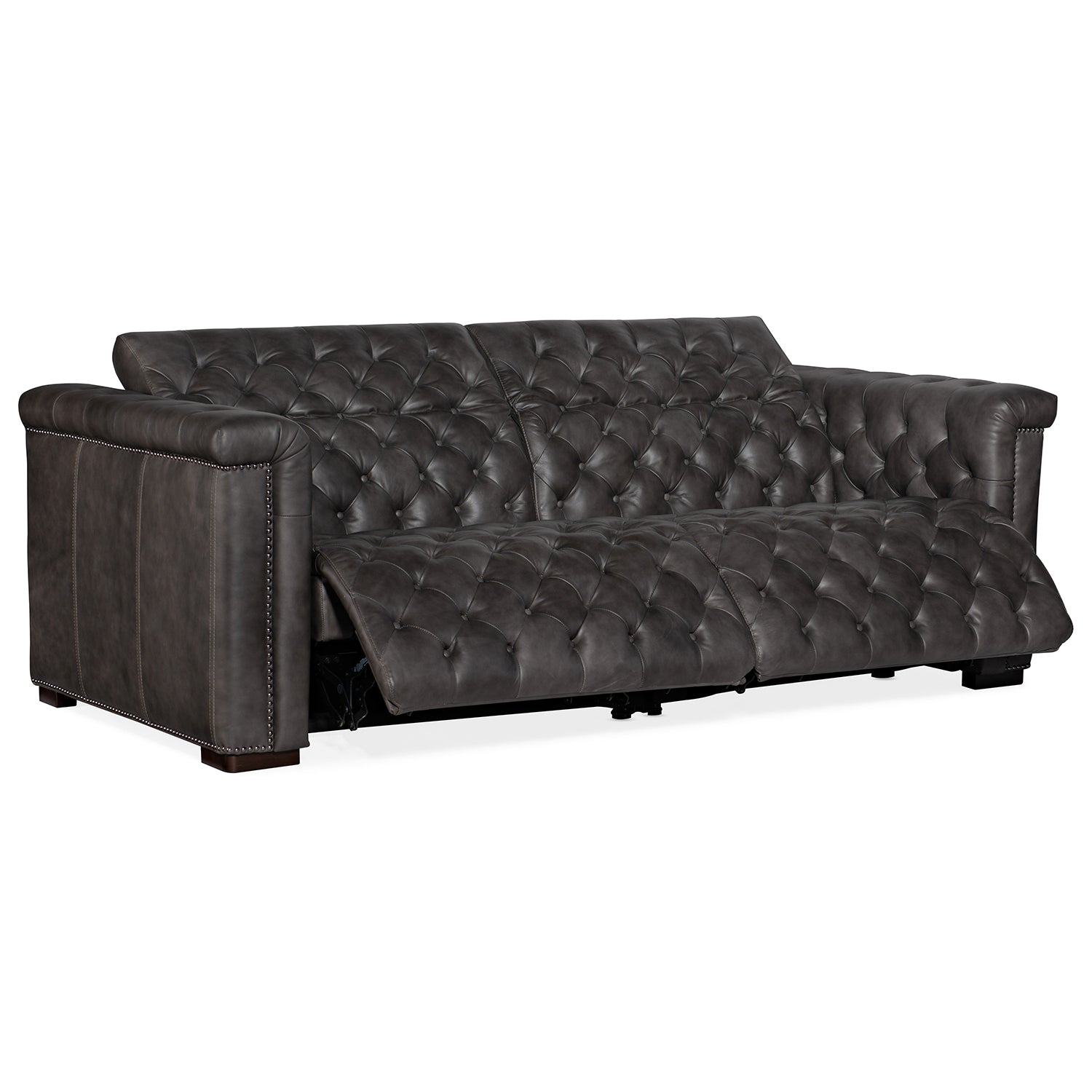 Hooker Furniture Savion 2 over 2 Sofa with Power Recline & Power Headrest