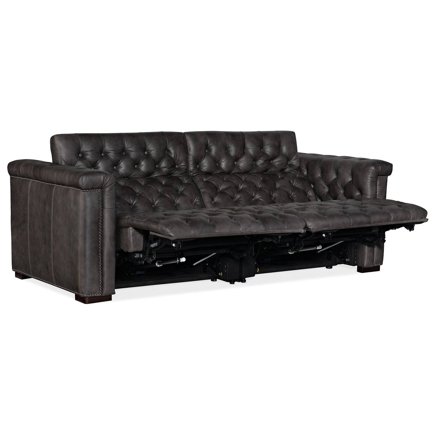 Hooker Furniture Savion 2 over 2 Sofa with Power Recline & Power Headrest