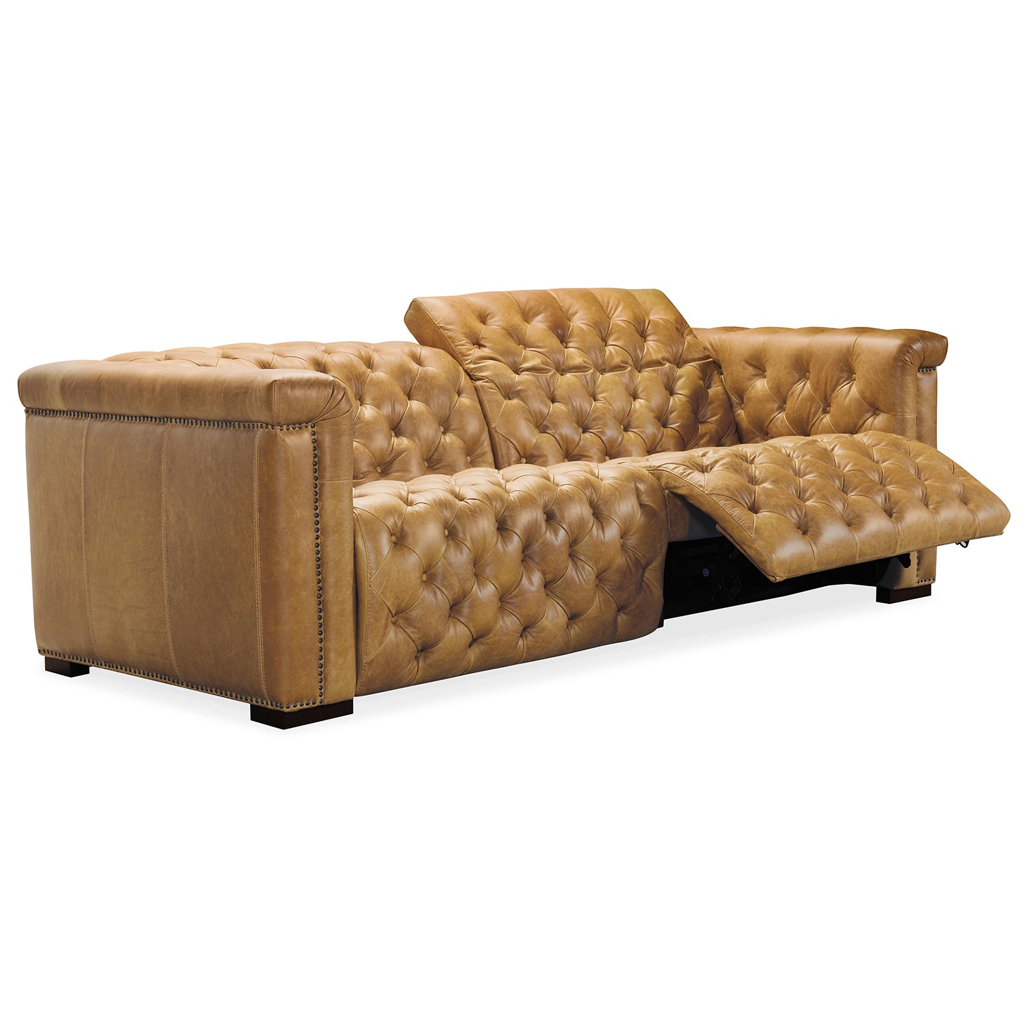 Hooker Furniture Savion 2 over 2 Sofa with Power Recline & Power Headrest