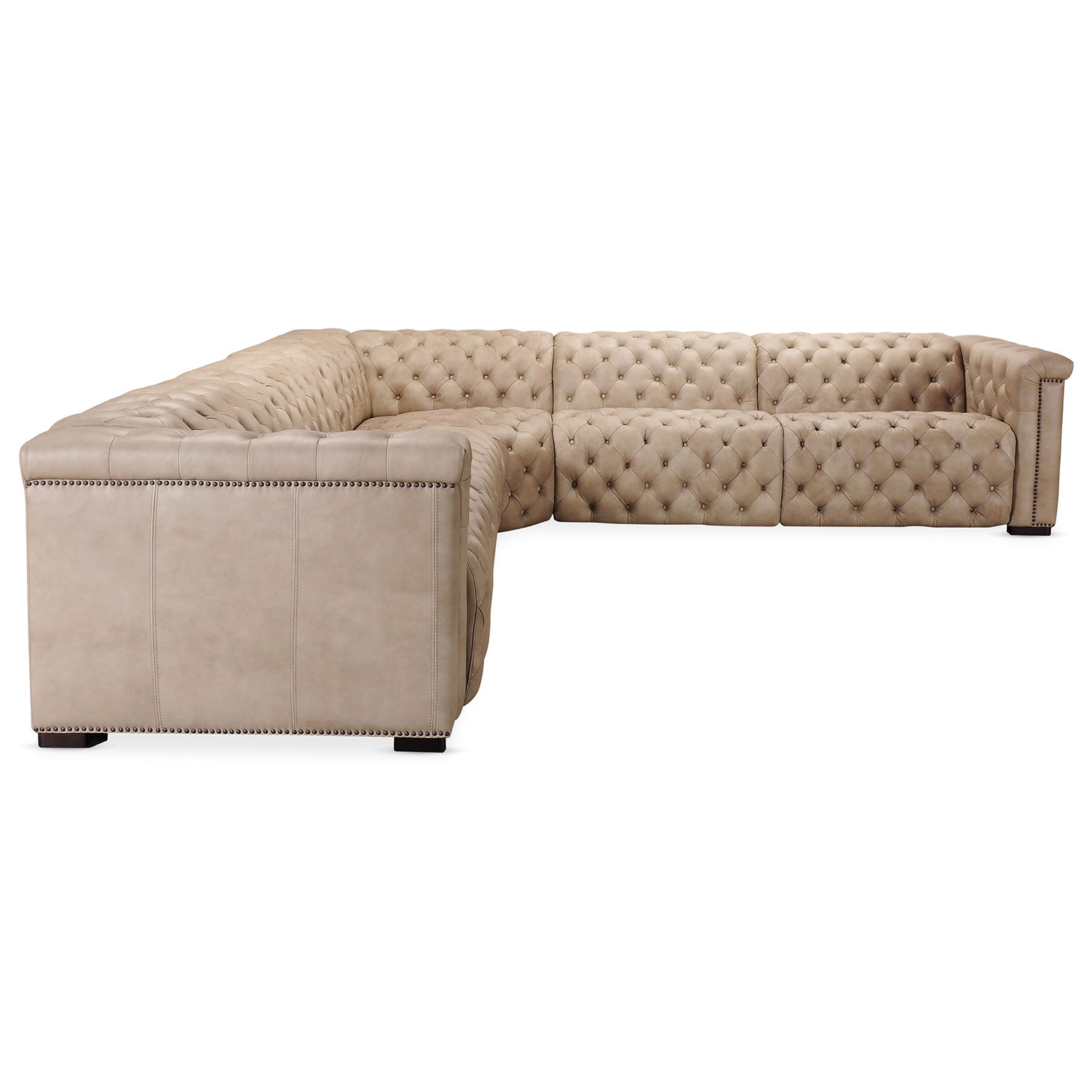 Hooker Furniture Savion Grandier 5-Piece Sectional with Power Recline & Power Headrest