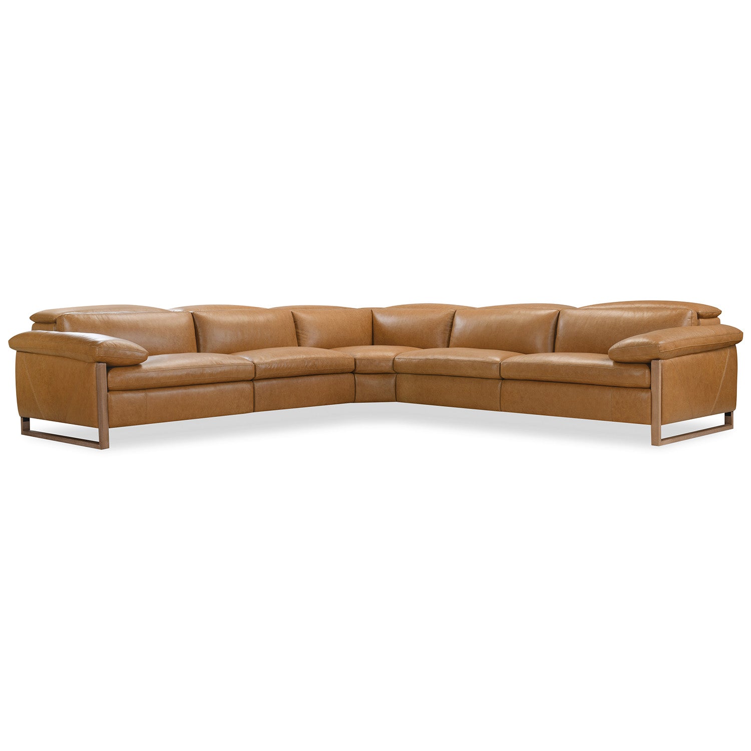 Hooker Furniture Jericho Five-Piece Power Reclining Sectional Sofa