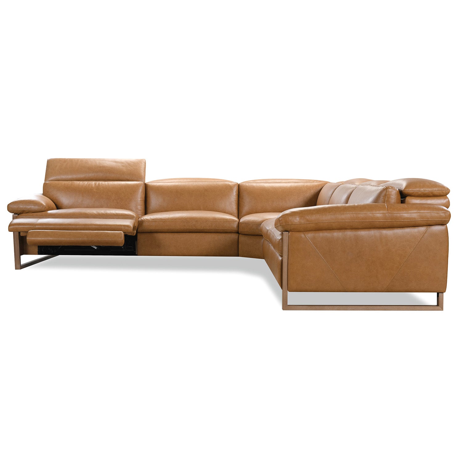 Hooker Furniture Jericho Five-Piece Power Reclining Sectional Sofa
