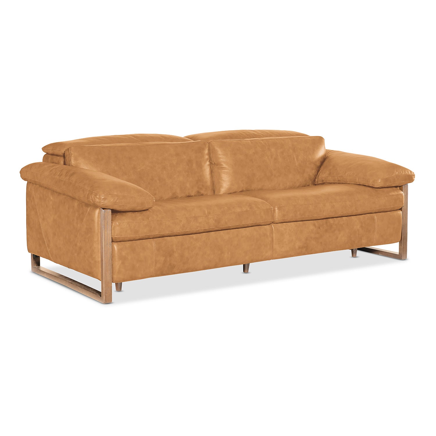 Hooker Furniture Jericho Dallas Toffee Power Sofa with Power Headrest