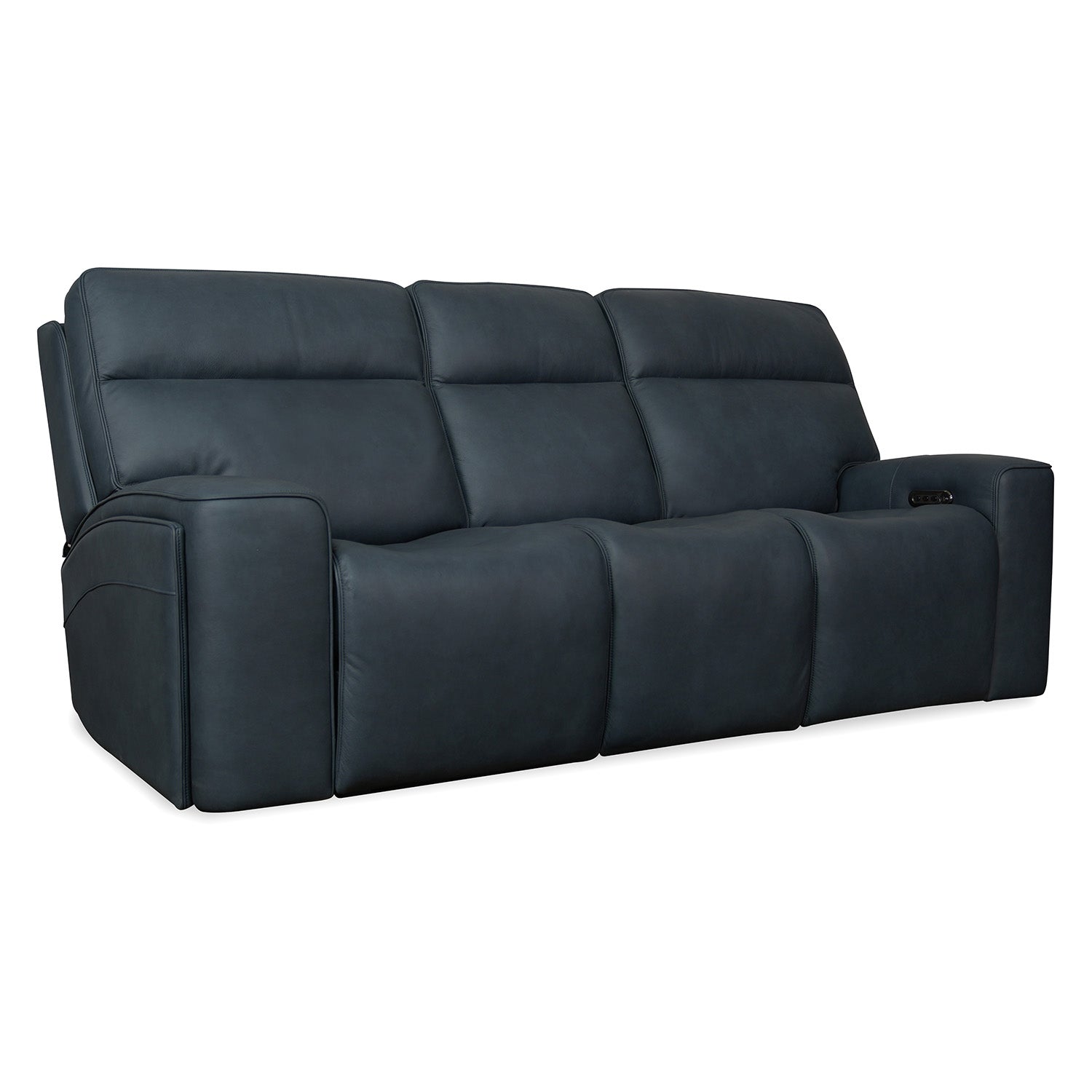 Hooker Furniture Riverton Power Sofa with Power Headrest and Lumbar