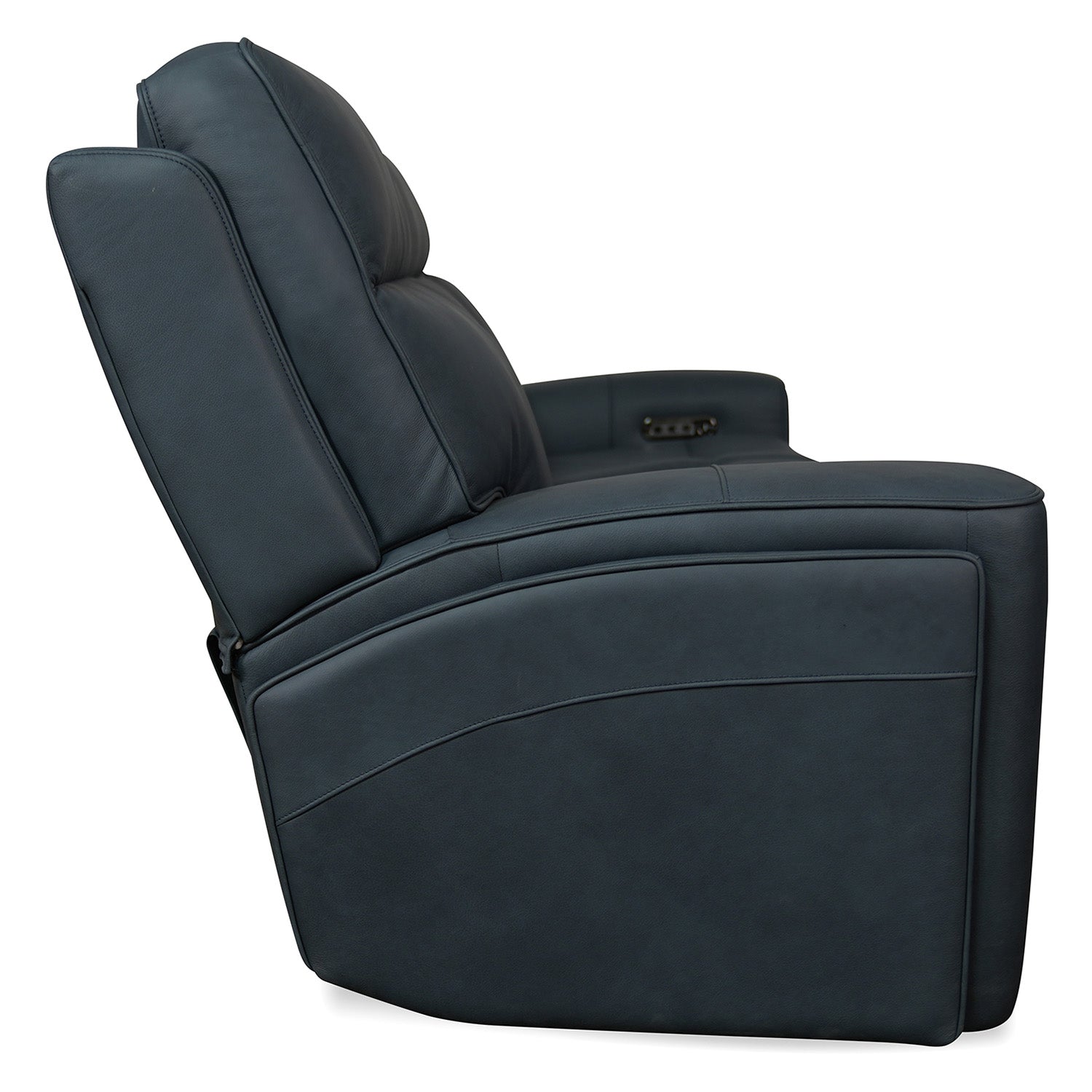 Hooker Furniture Riverton Power Sofa with Power Headrest and Lumbar