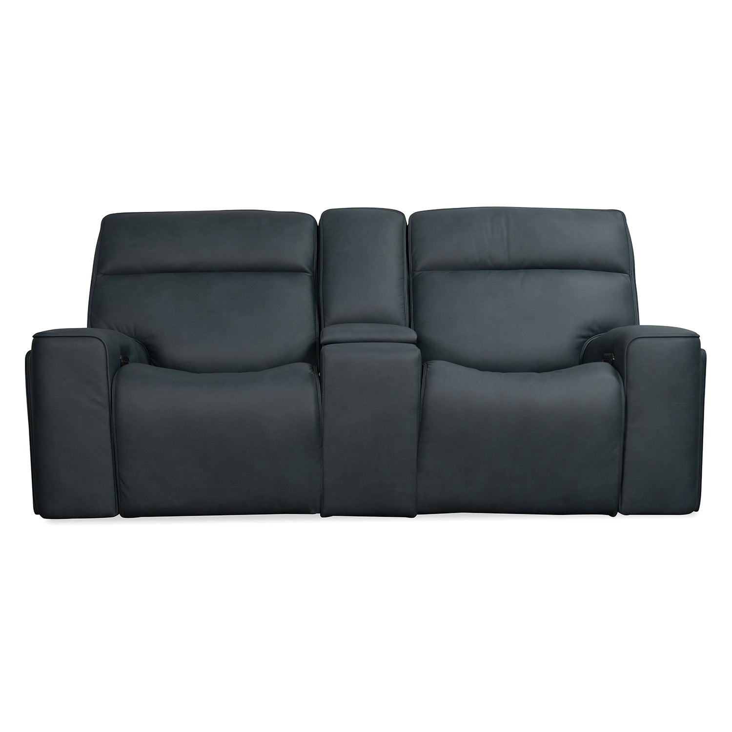 Hooker Furniture Riverton Power Gliding Console Loveseat with Power Headrest and Lumbar