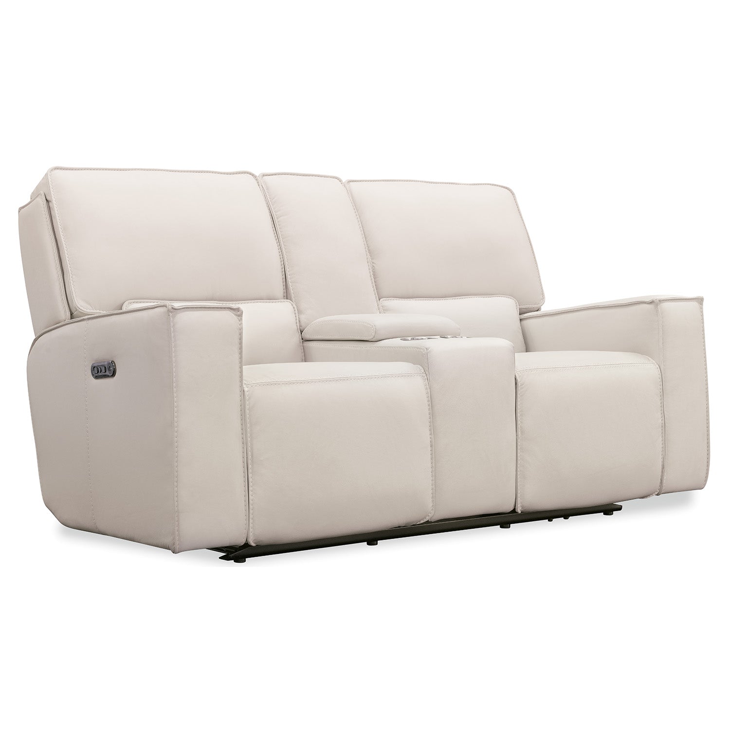 Hooker Furniture Miles Zero Gravity Console Loveseat with Power Recline & Power Headrest