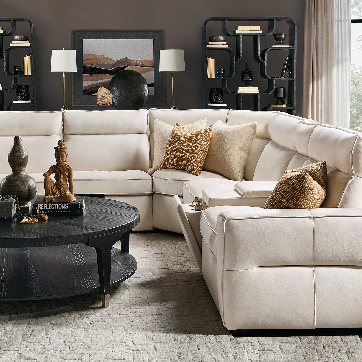 Hooker Furniture Vann Six-Piece Power Sectional Sofa
