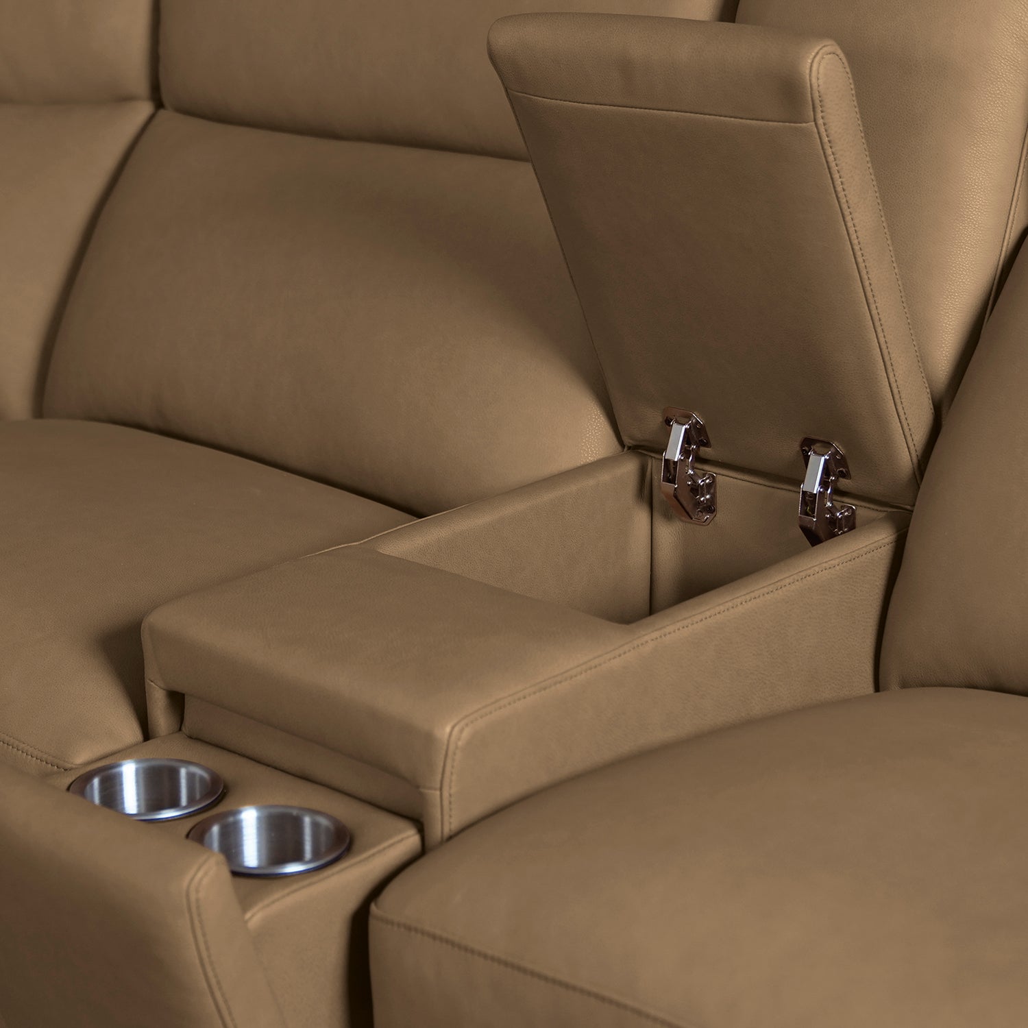 Hooker Furniture Simone Brown Six-Piece Power Reclining Sectional Sofa