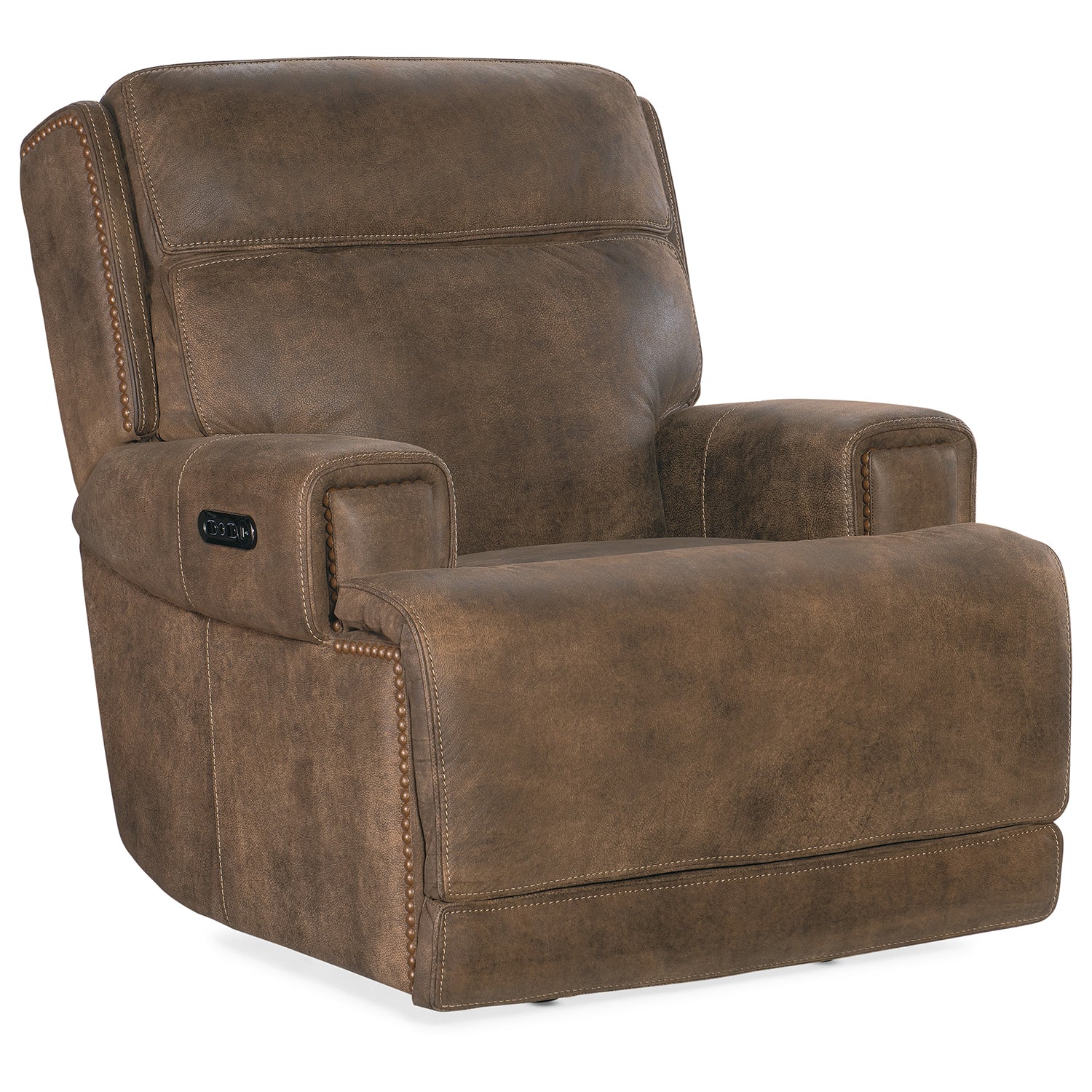 Hooker Furniture Wheeler Power Recliner with Power Headrest