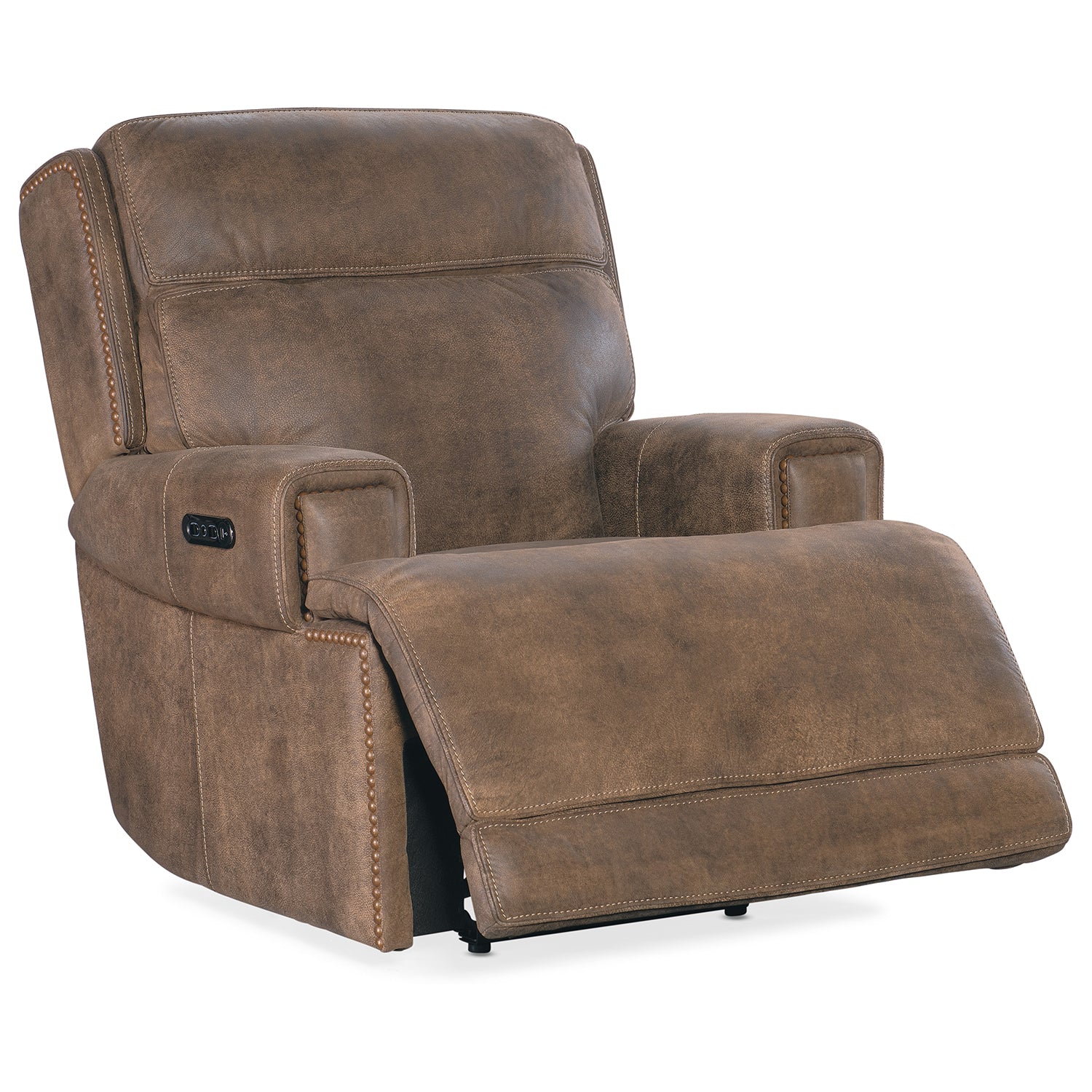 Hooker Furniture Wheeler Power Recliner with Power Headrest