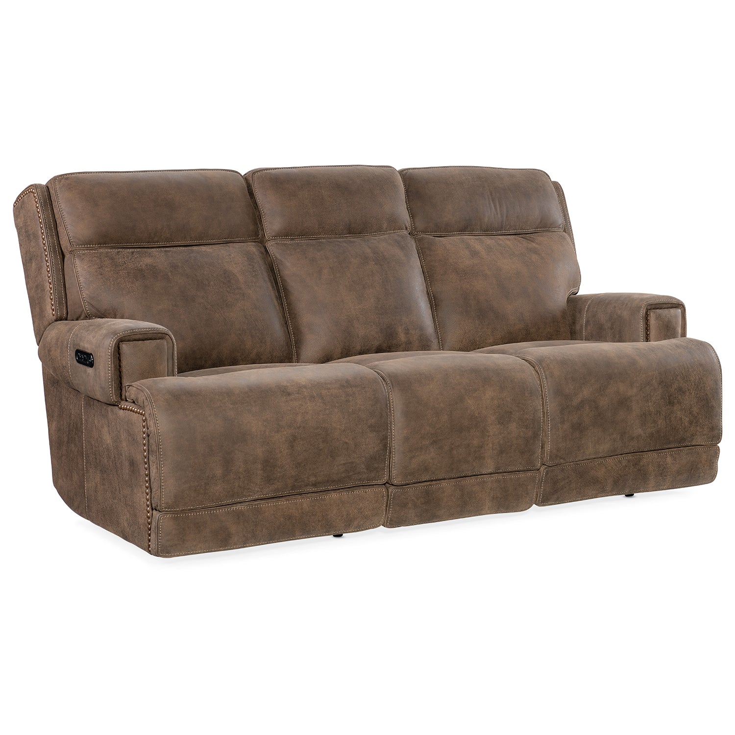 Hooker Furniture Wheeler Sofa with Power Recline