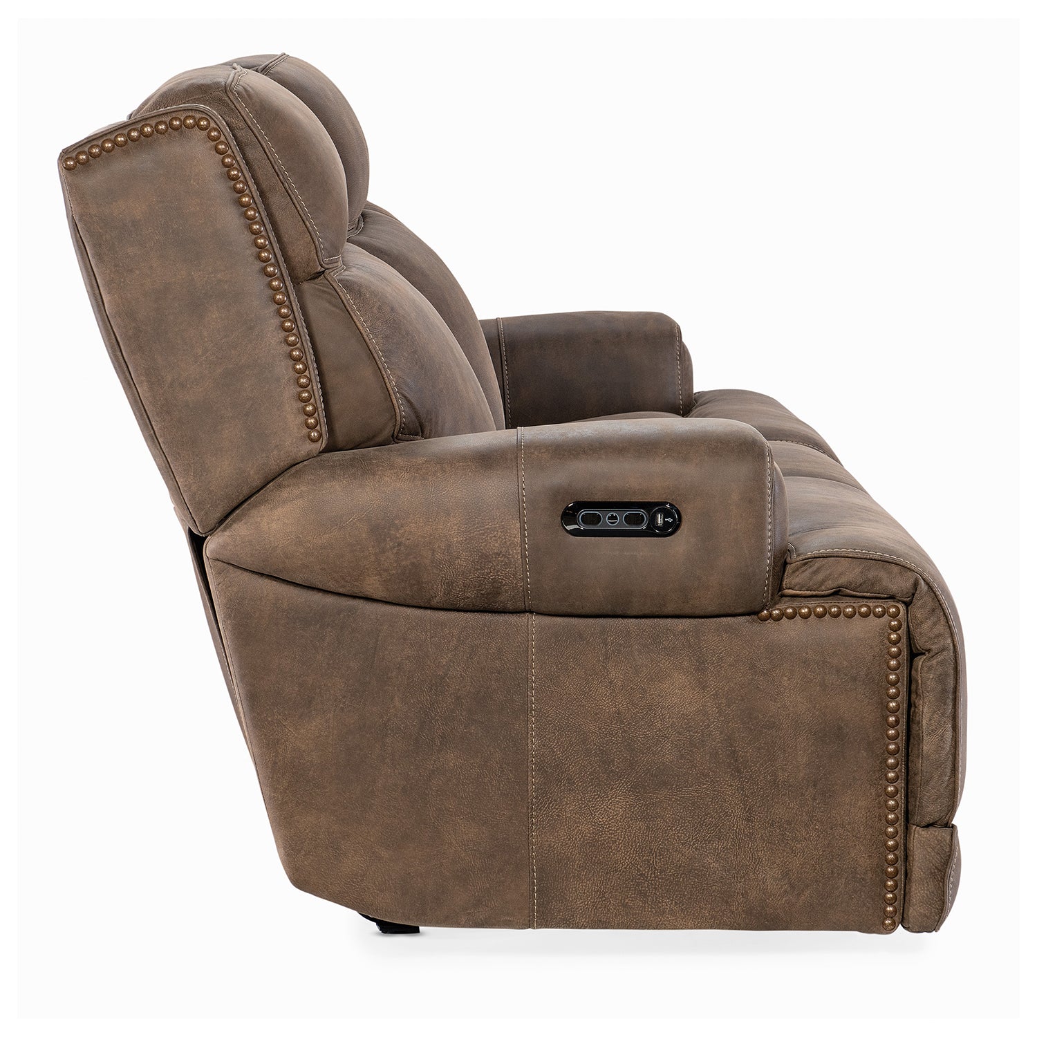 Hooker Furniture Wheeler Sofa with Power Recline
