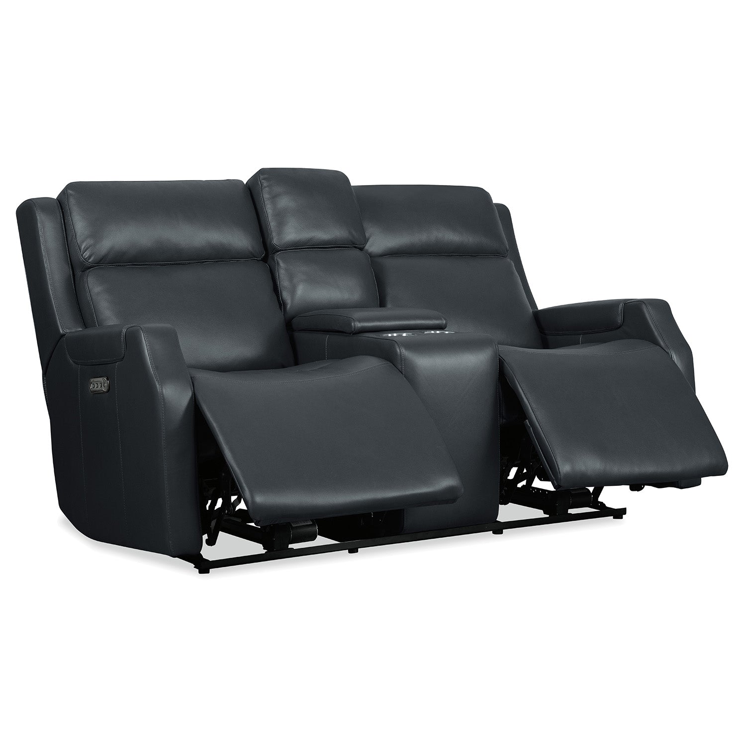 Hooker Furniture Nelson Blue Zero Gravity Loveseat with Power Headrests and Lumbar