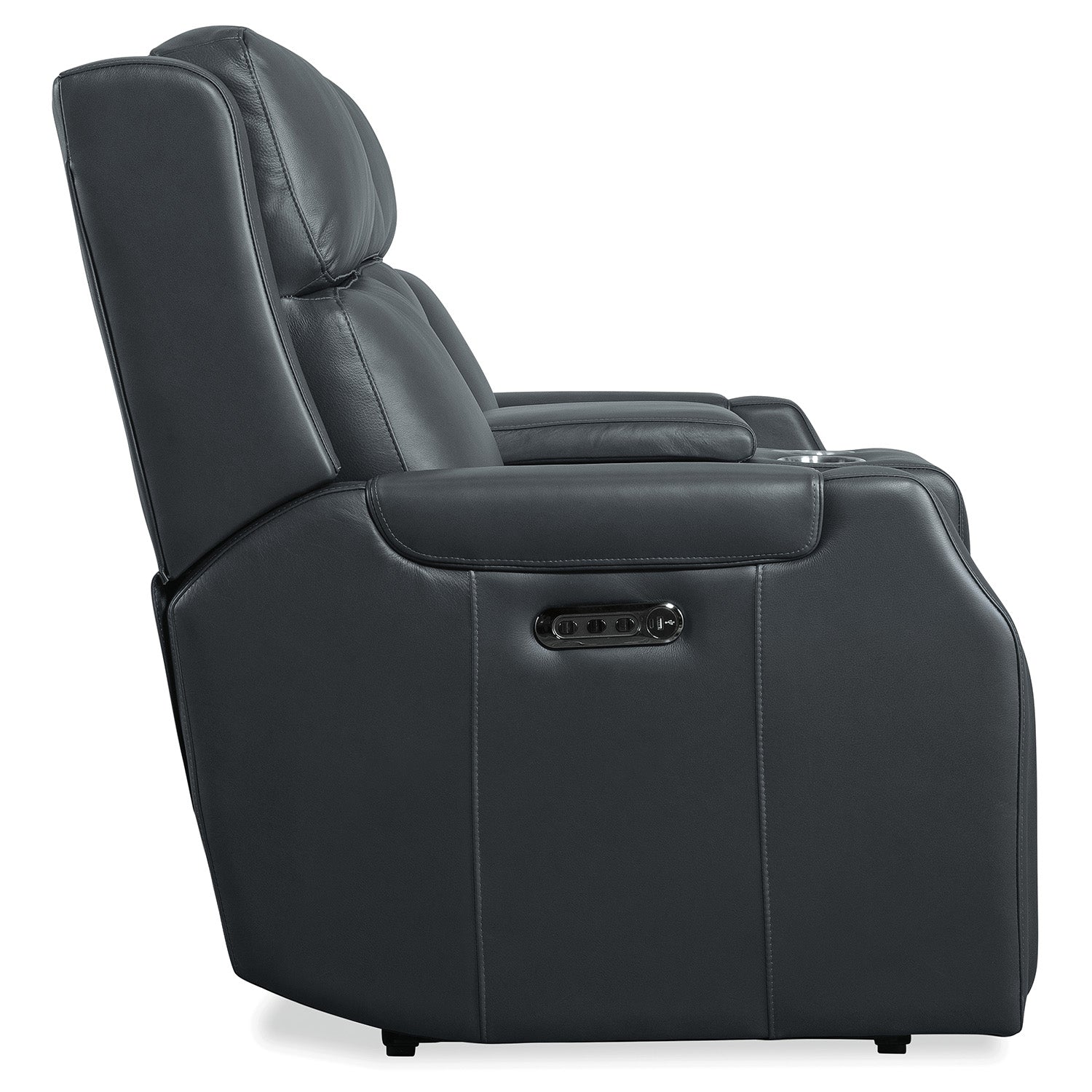 Hooker Furniture Nelson Blue Zero Gravity Loveseat with Power Headrests and Lumbar