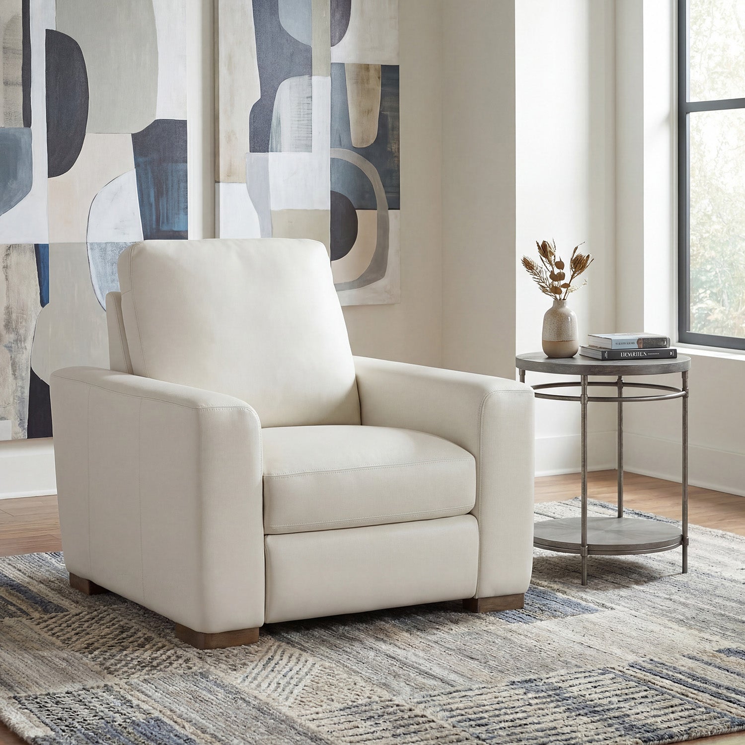 Hooker Furniture Optimus Beige Power Recliner with Power Headrest