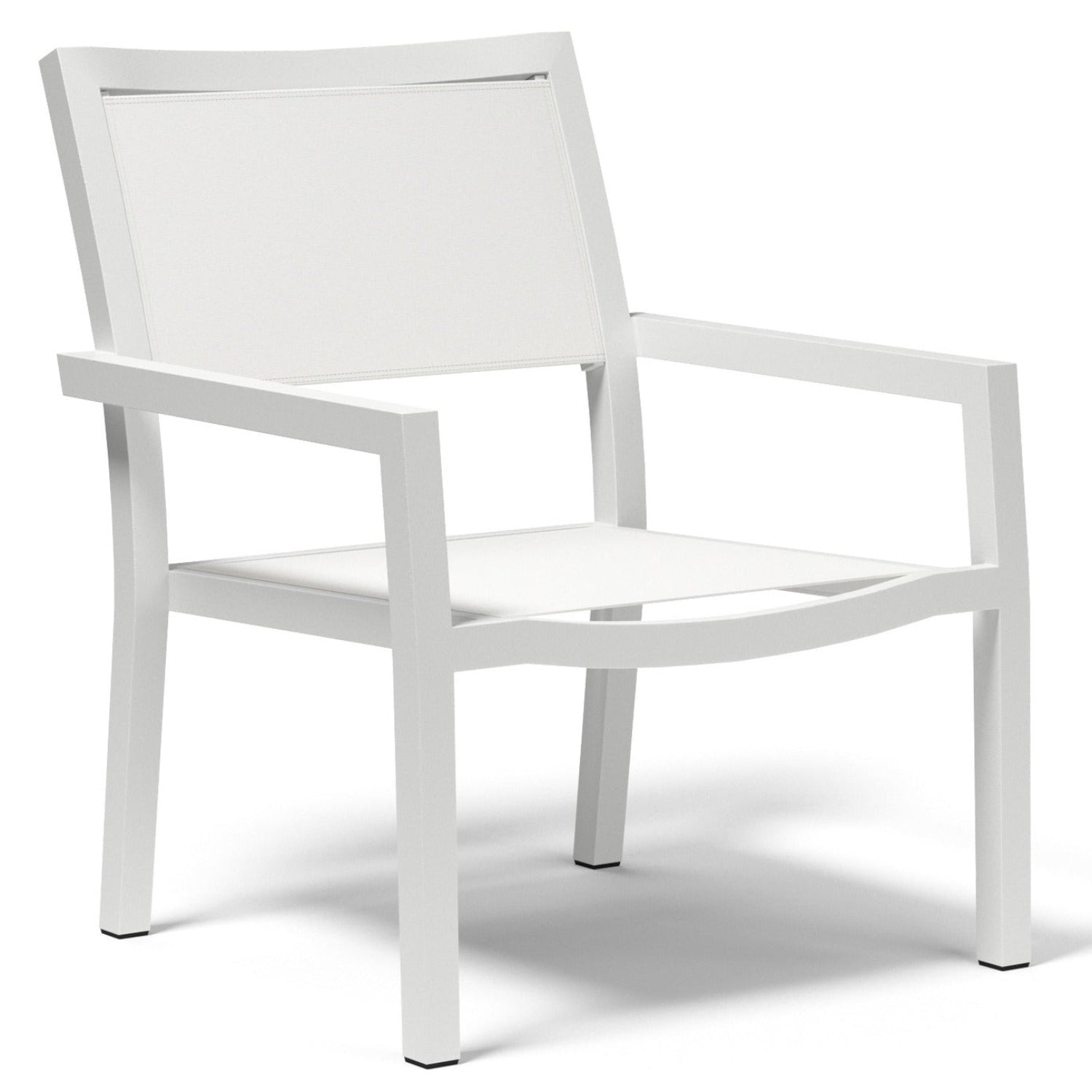 Sunset West Naples Outdoor Stackable Sling Club Chair Set of 2