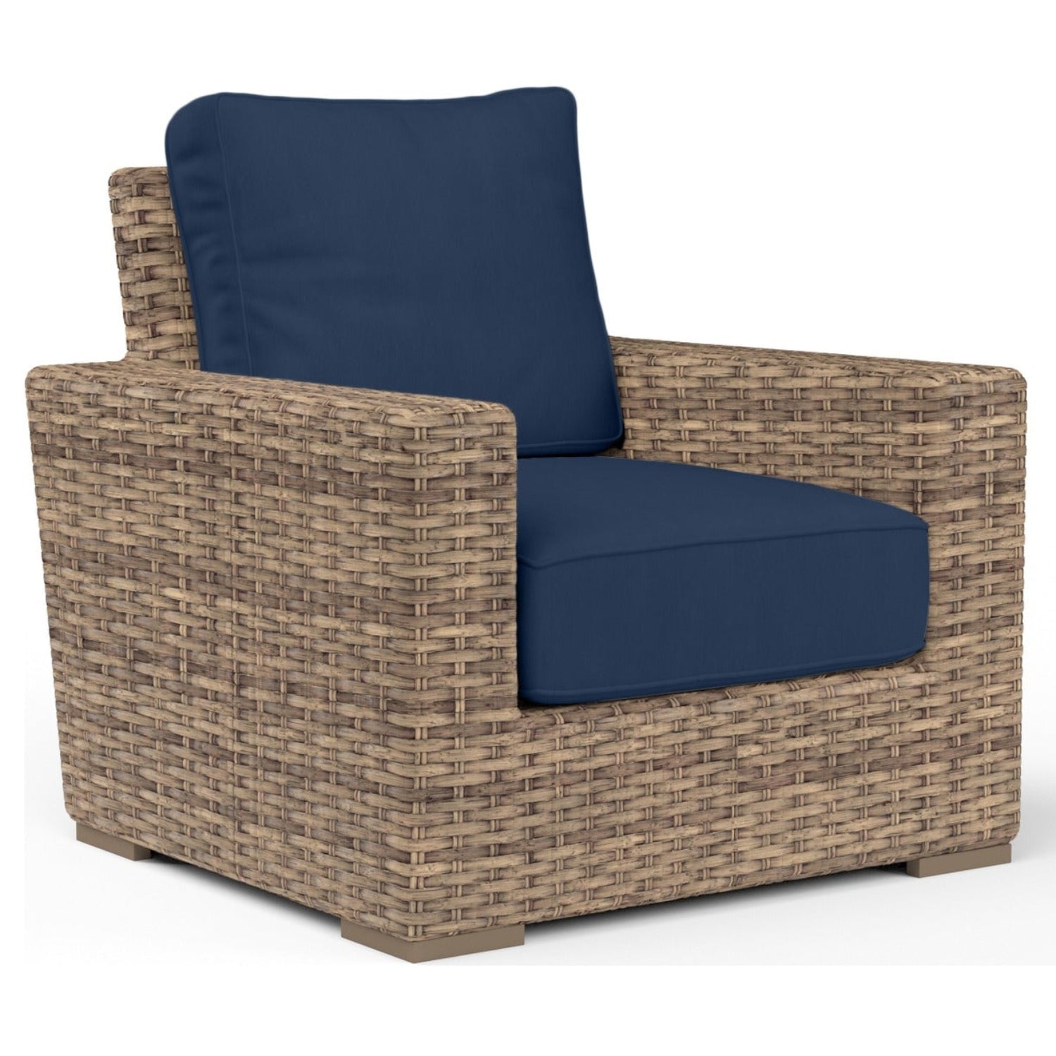 Sunset West Havana Spectrum Indigo w/Self Welt Outdoor Club Chair