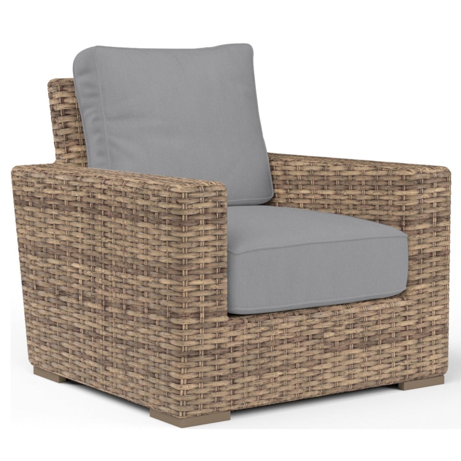 Sunset West Havana Canvas Granite w/Self Welt Outdoor Club Chair