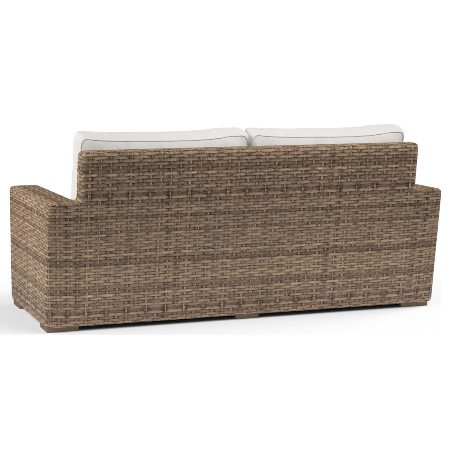 Sunset West Havana Canvas Flax w/Self Welt Outdoor Loveseat